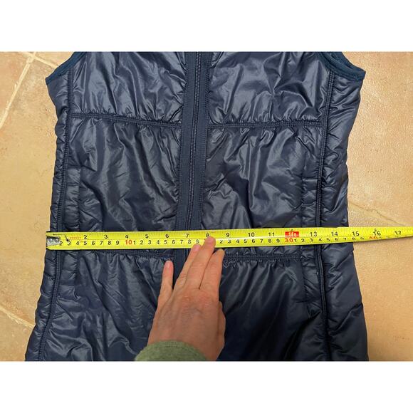 66 NORTH ICELAND dark navy blue vest puffer jacket womens size S small primaloft - Picture 5 of 9